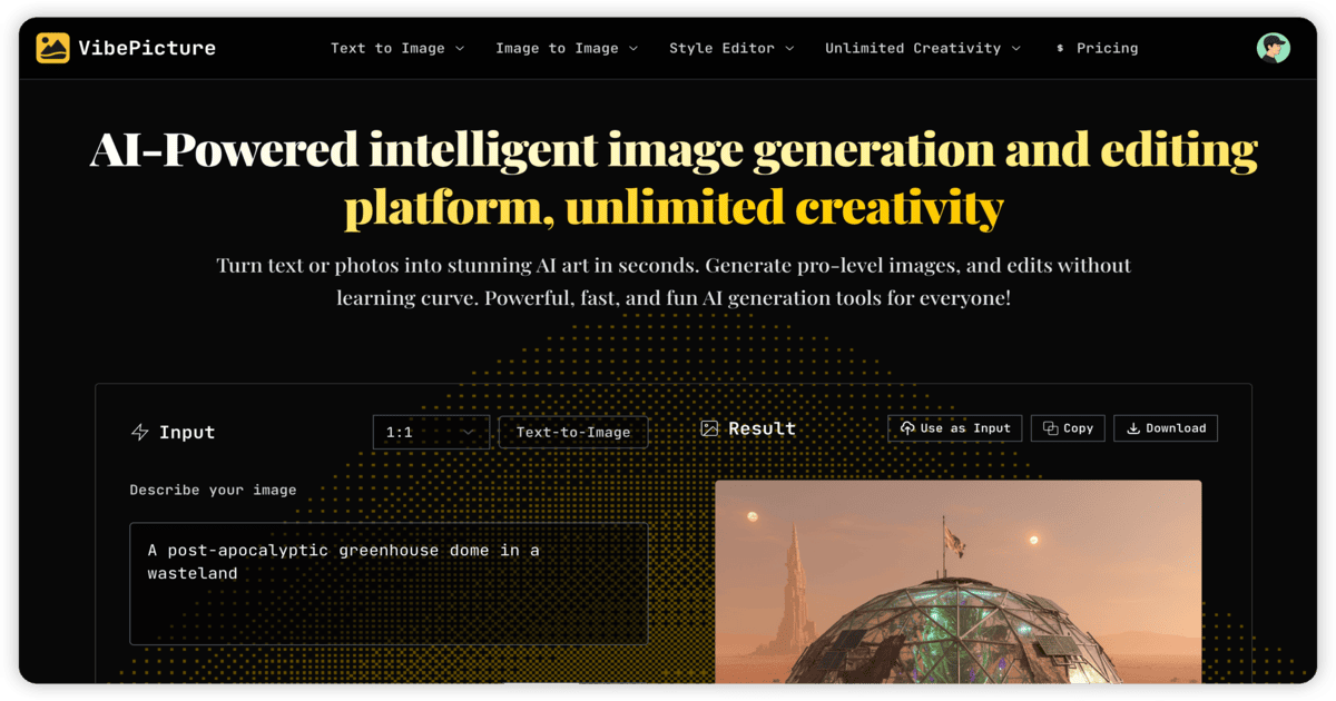 VibePicture | AI Image Generator and Editor